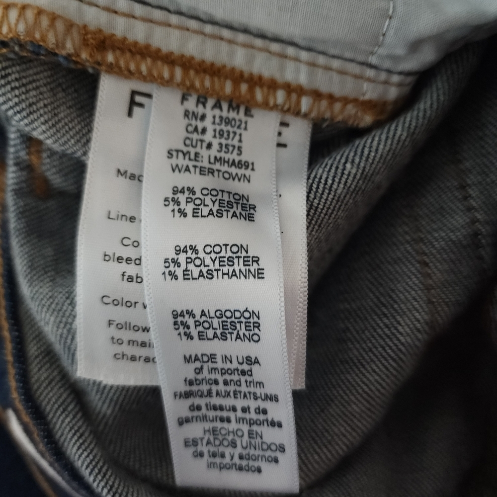 Frame Denim L'Homme Athletic Mid-Rise Slim Fit Jeans In Watertown - Picture 6 of 8